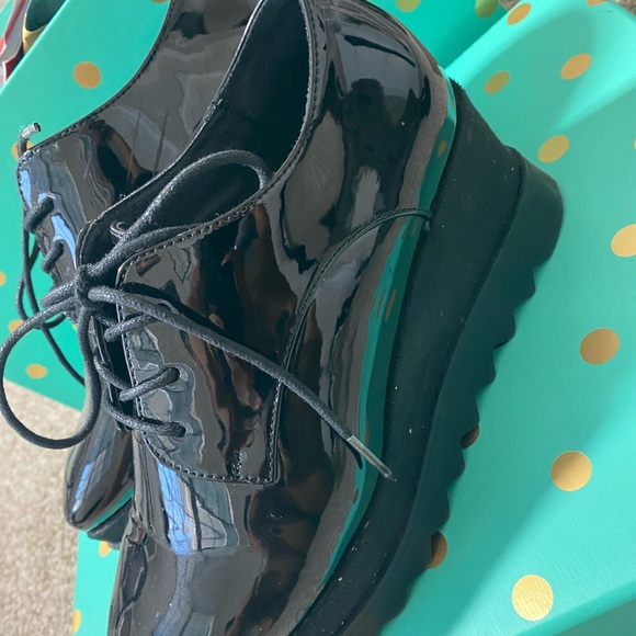 Black Platform Sneakers - Picture 2 of 6